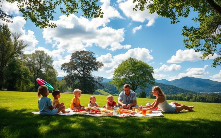 Outdoor-Aktivitäten mit Kindern