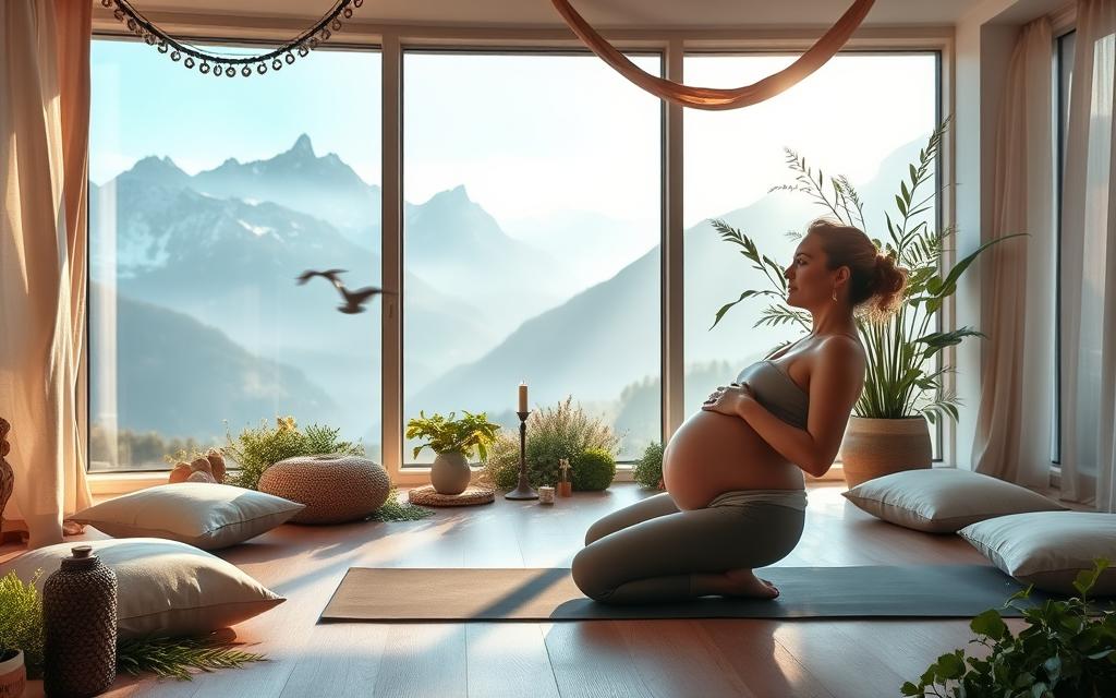 Schwangerschaftsyoga Übungen