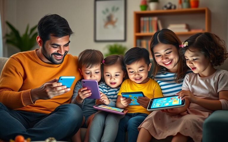 Smartphone-Erziehungsstil