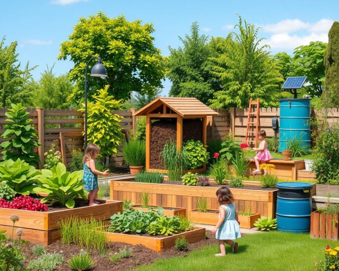 Umweltfreundliche Gartenideen für Familien
