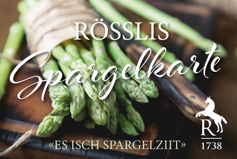 Spargelgerichte im Gasthof Rössli in Wohlen im Aargau